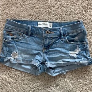 Abercrombie kids denim shorts